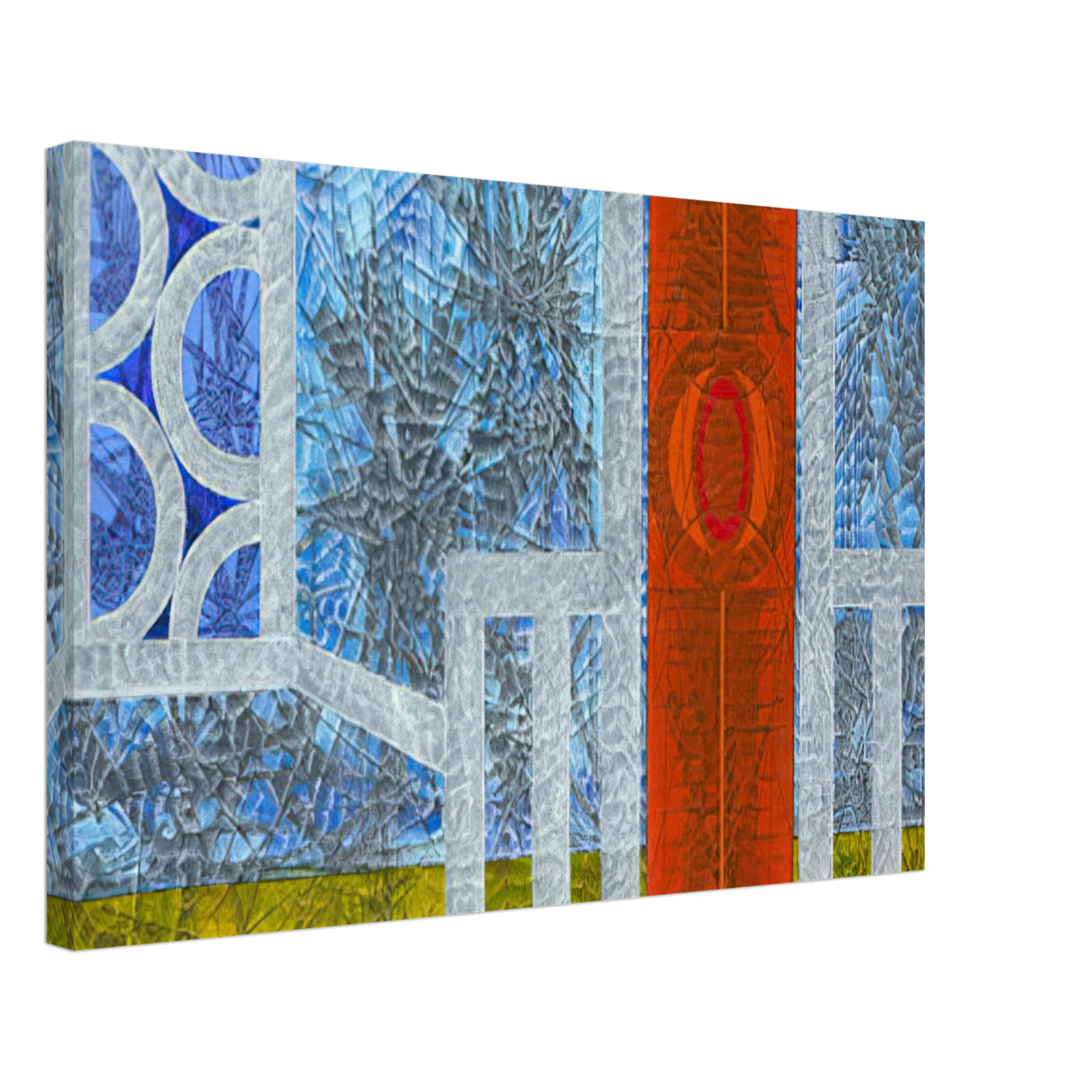 Jimmy Ernst - Epilogue - 1974 Canvas - 70x100 cm / 28x40 inches-canvas