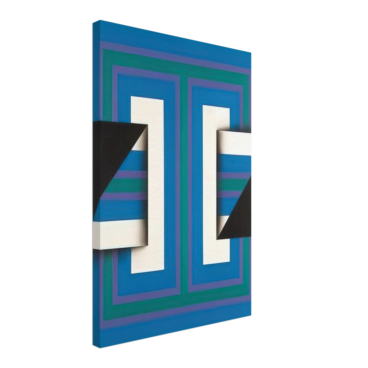 Omar Rayo - Palindrome 10 - 1967 Canvas - 70x100 cm / 28x40 inches-canvas