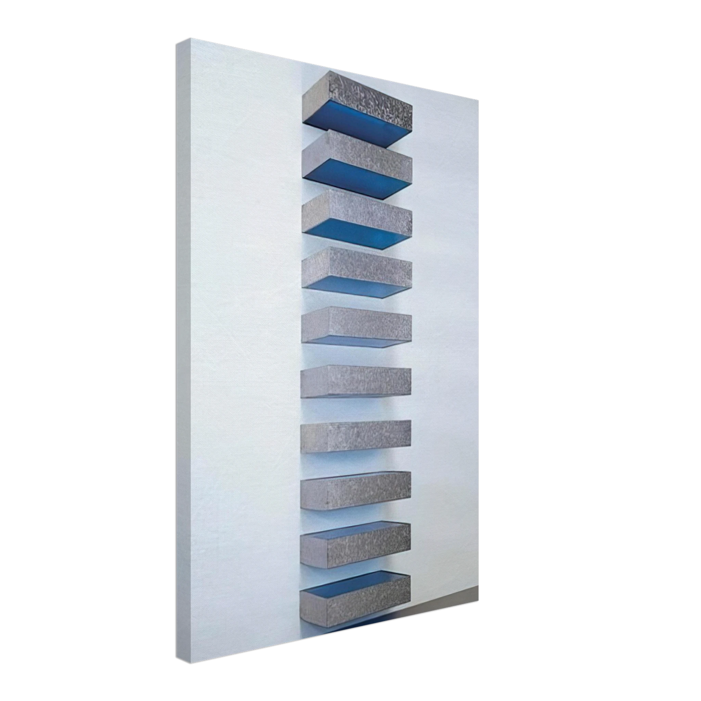 Donald Judd - Untitled 77-41 Bernstein - 1977 Canvas - 40x60 cm / 16x24 inches-canvas
