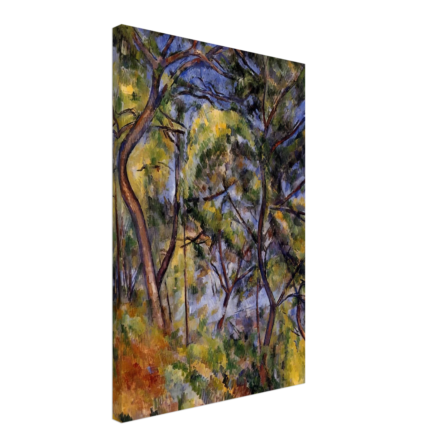 Paul Cezanne - Forest Canvas - 70x100 cm / 28x40 inches-canvas