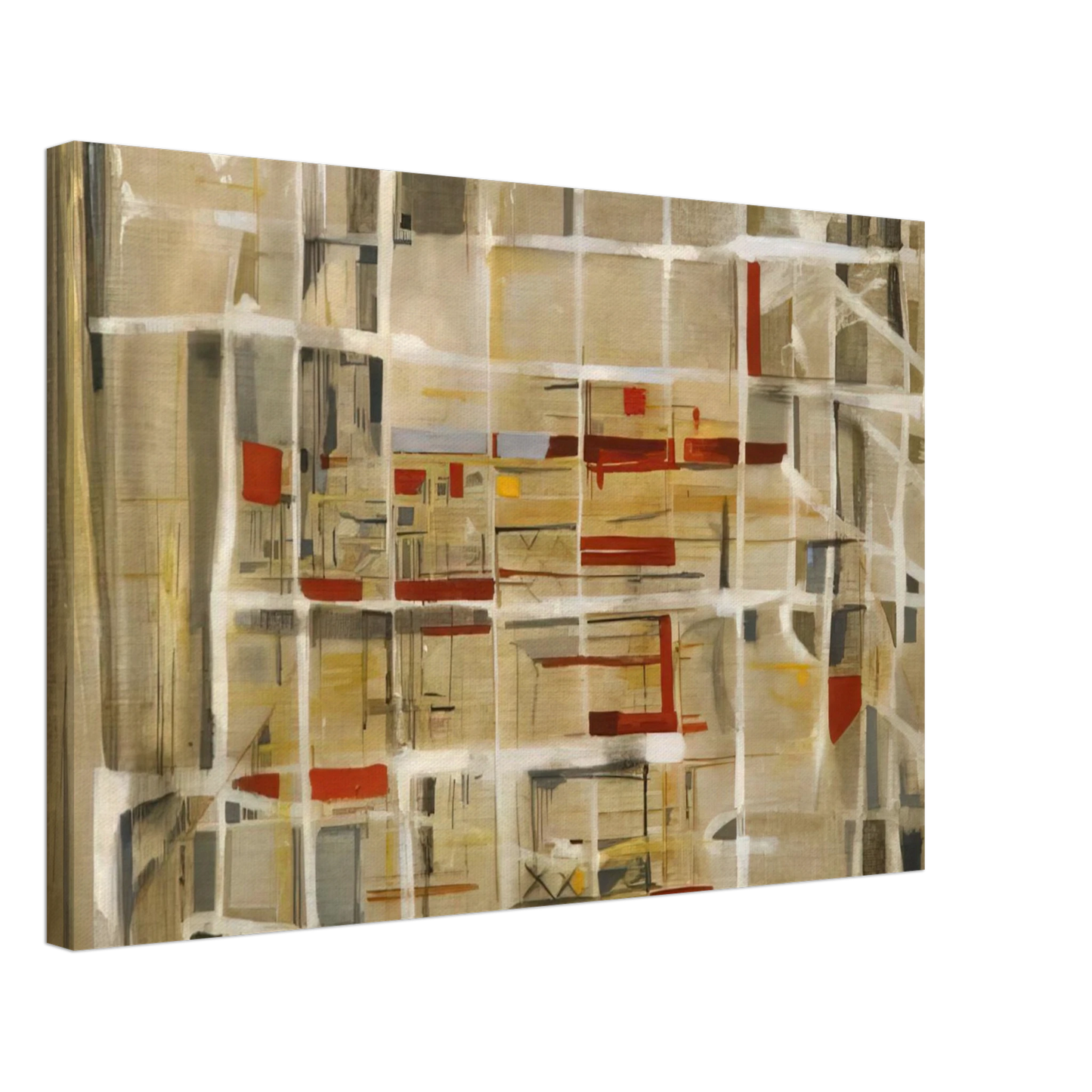 Maria Helena Vieira da Silva - Interieur a la spirale - 1949 Canvas - 70x100 cm / 28x40 inches-canvas