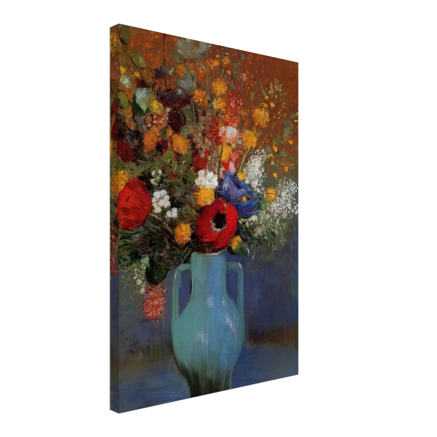 Odilon Redon - BOUQUET OF WILD FLOWERS 1 Canvas - 70x100 cm / 28x40 inches-canvas