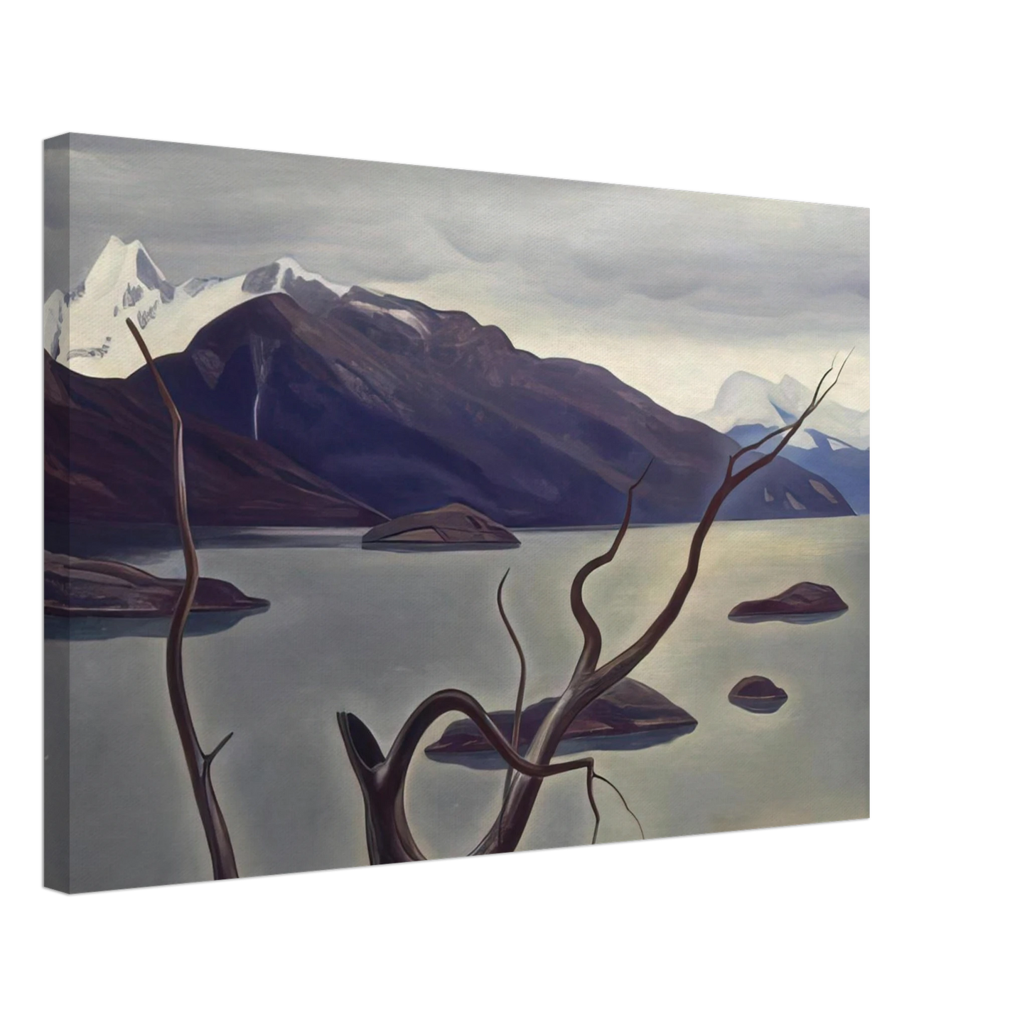 Rockwell Kent - Admiralty Sound, Tierra Del Fuego Canvas - 70x100 cm / 28x40 inches-canvas