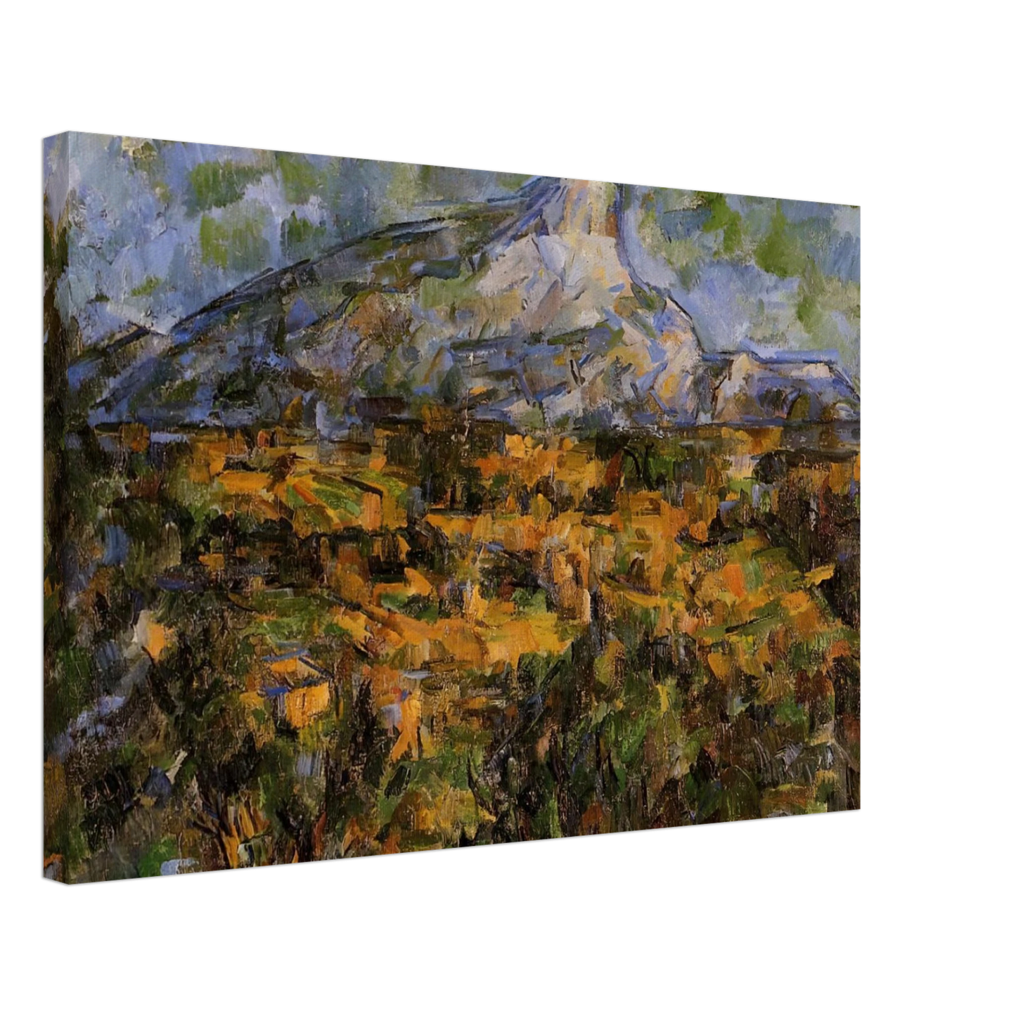 Paul Cezanne - Mont Sainte-Victoire Seen from les Lauves Canvas - 40x60 cm / 16x24 inches-canvas