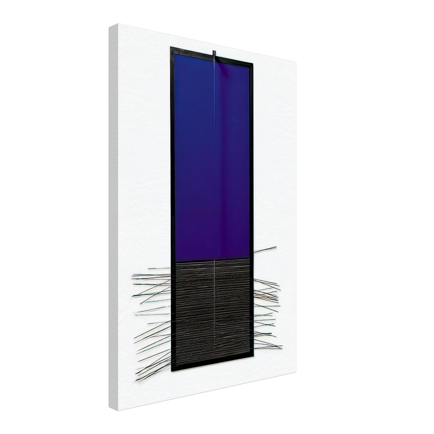 Jesus Rafael Soto - BLEU VERTICAL Canvas - 40x60 cm / 16x24 inches-canvas