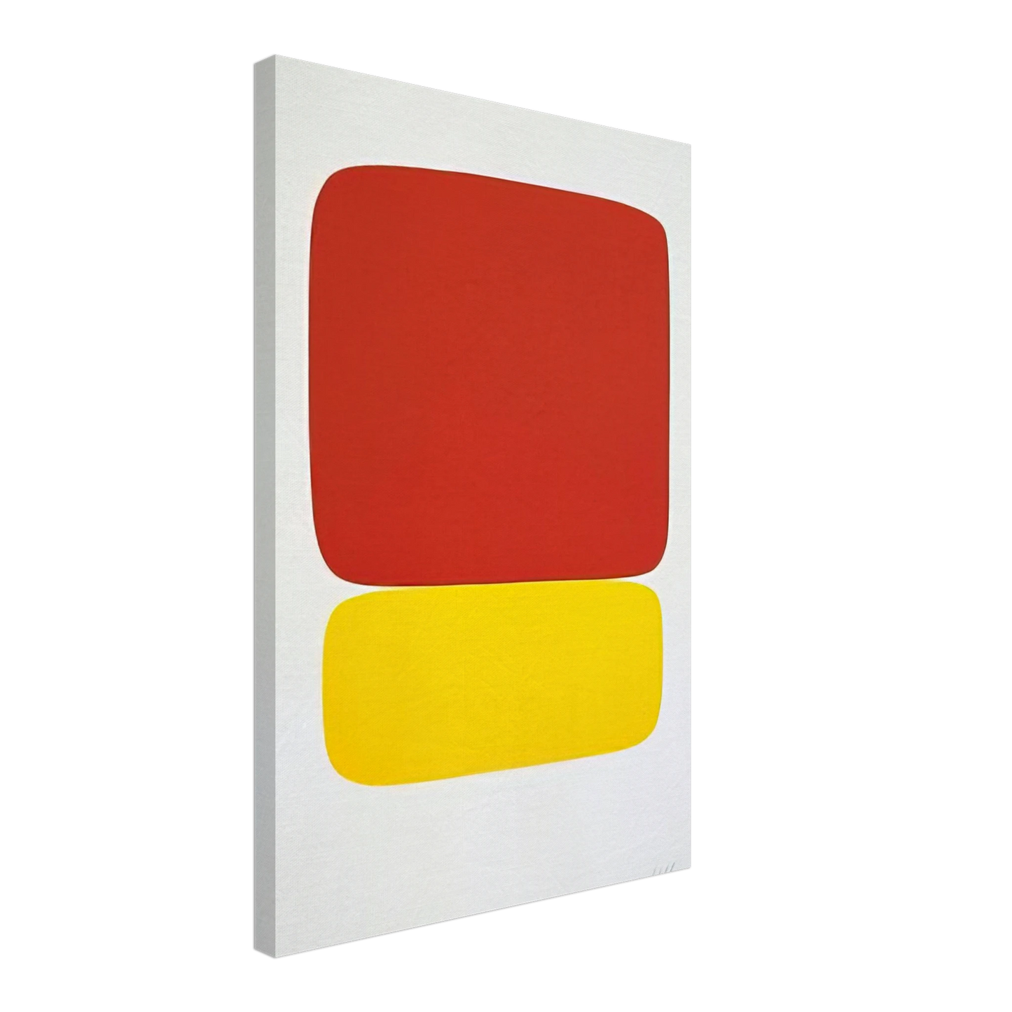 Ellsworth Kelly - Red over Yellow from Suite of Twenty-Seven Color Lithographs Canvas - 40x60 cm / 16x24 inches-canvas