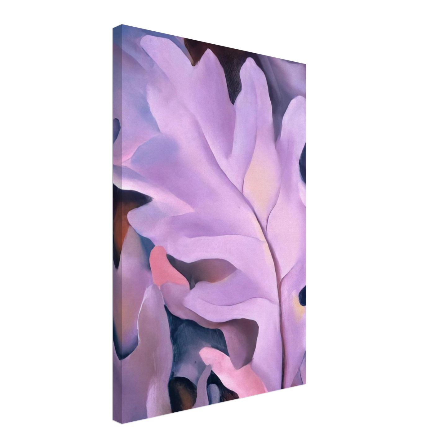 Georgia O'Keeffe - Purple Leaves Canvas - 40x60 cm / 16x24 inches-canvas