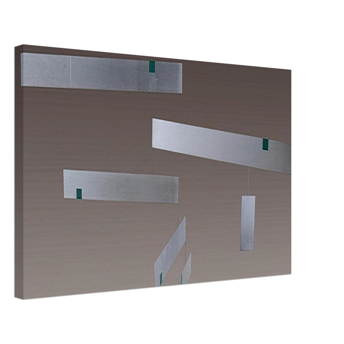 Bruno Munari - Macchina inutile - 1956 Canvas - 40x60 cm / 16x24 inches-canvas