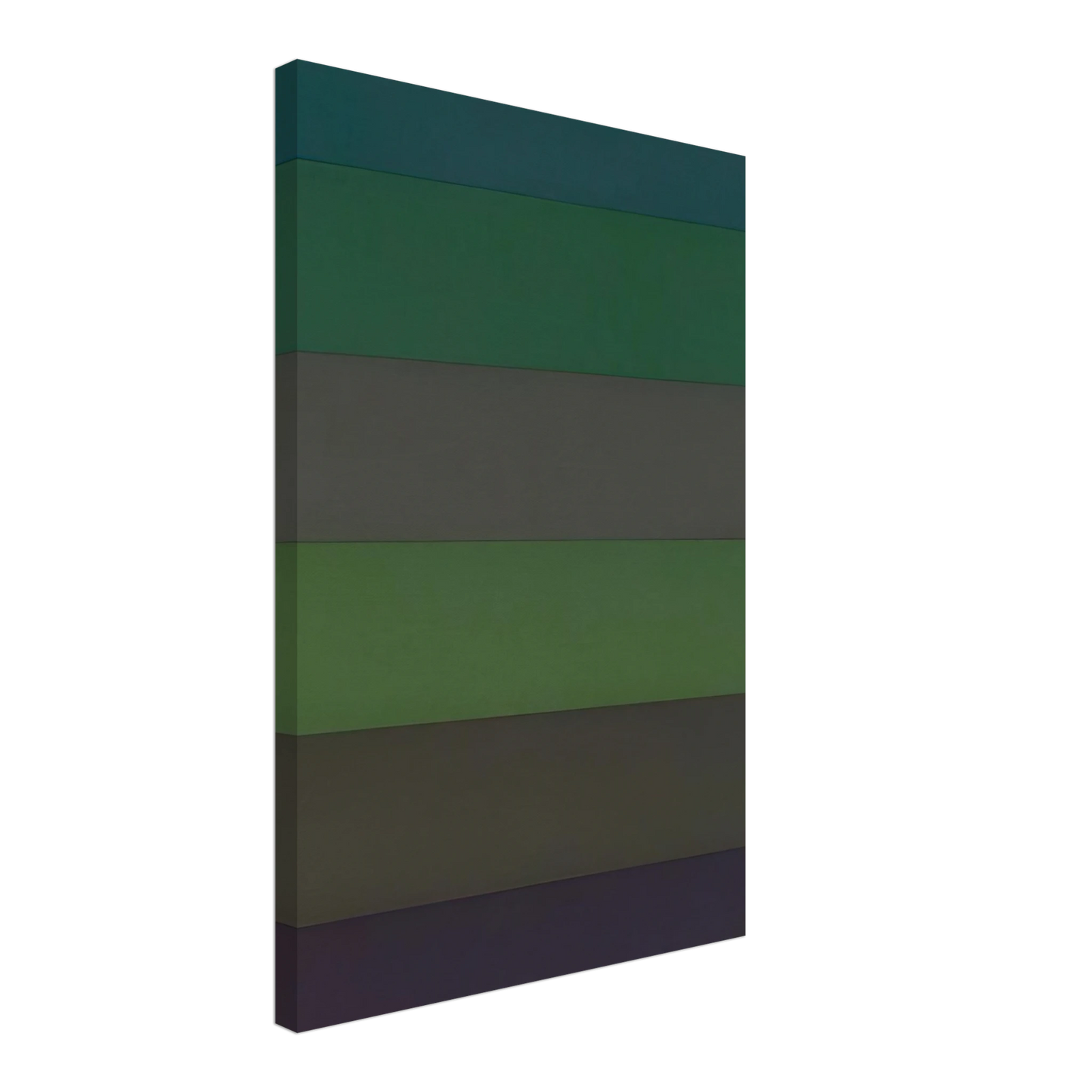 Sol LeWitt - Horizontal Bands with Colors Superimposed Canvas - 40x60 cm / 16x24 inches-canvas