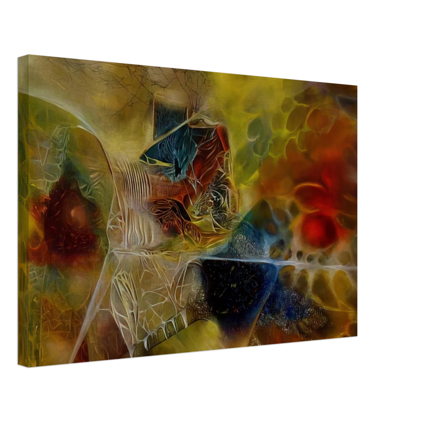 Jimmy Ernst - Biological Discovery - 1944 Canvas - 40x60 cm / 16x24 inches-canvas