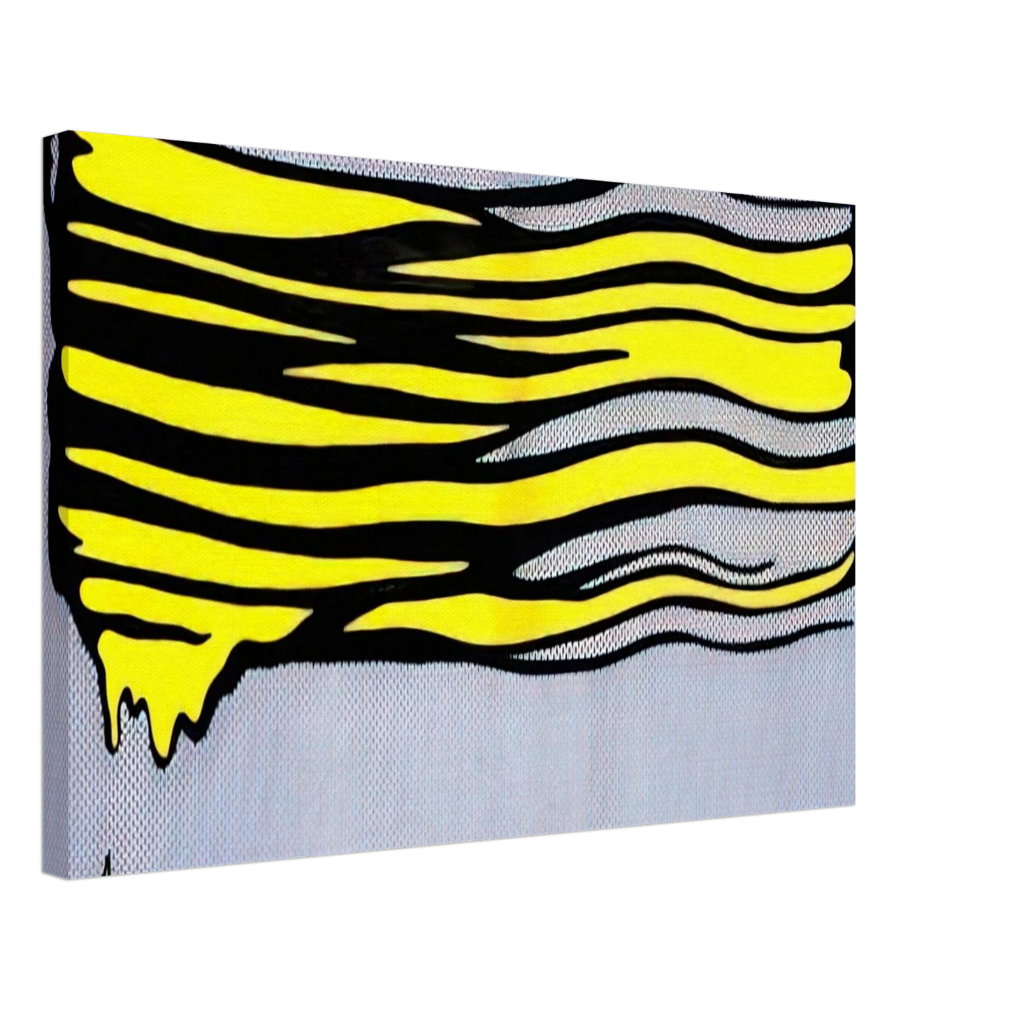 Roy Lichtenstein - YELLOW BRUSHSTROKE II 1965 Canvas - 40x60 cm / 16x24 inches-canvas