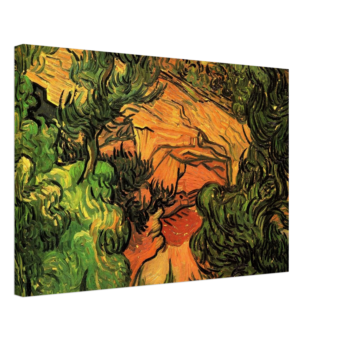Vincent van Gogh - Entrance to a Quarry Canvas - 70x100 cm / 28x40 inches-canvas