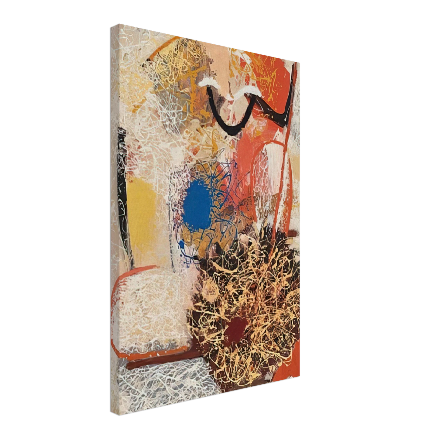 John Ferren - Untitled I - 1957 Canvas - 40x60 cm / 16x24 inches-canvas