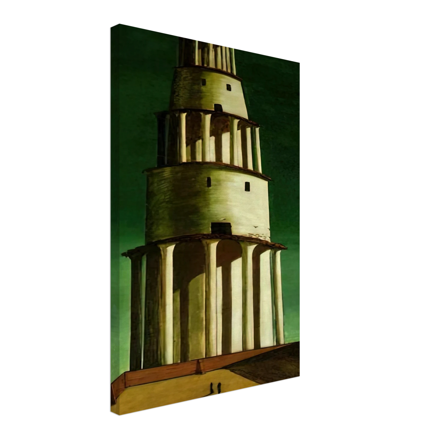Giorgio de Chirico - THE GREAT TOWER 1913 Canvas - 70x100 cm / 28x40 inches-canvas