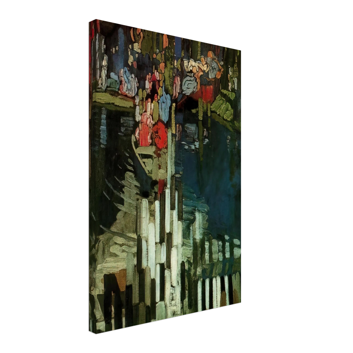 Frantisek Kupka - Piano Keys Lake Canvas - 70x100 cm / 28x40 inches-canvas