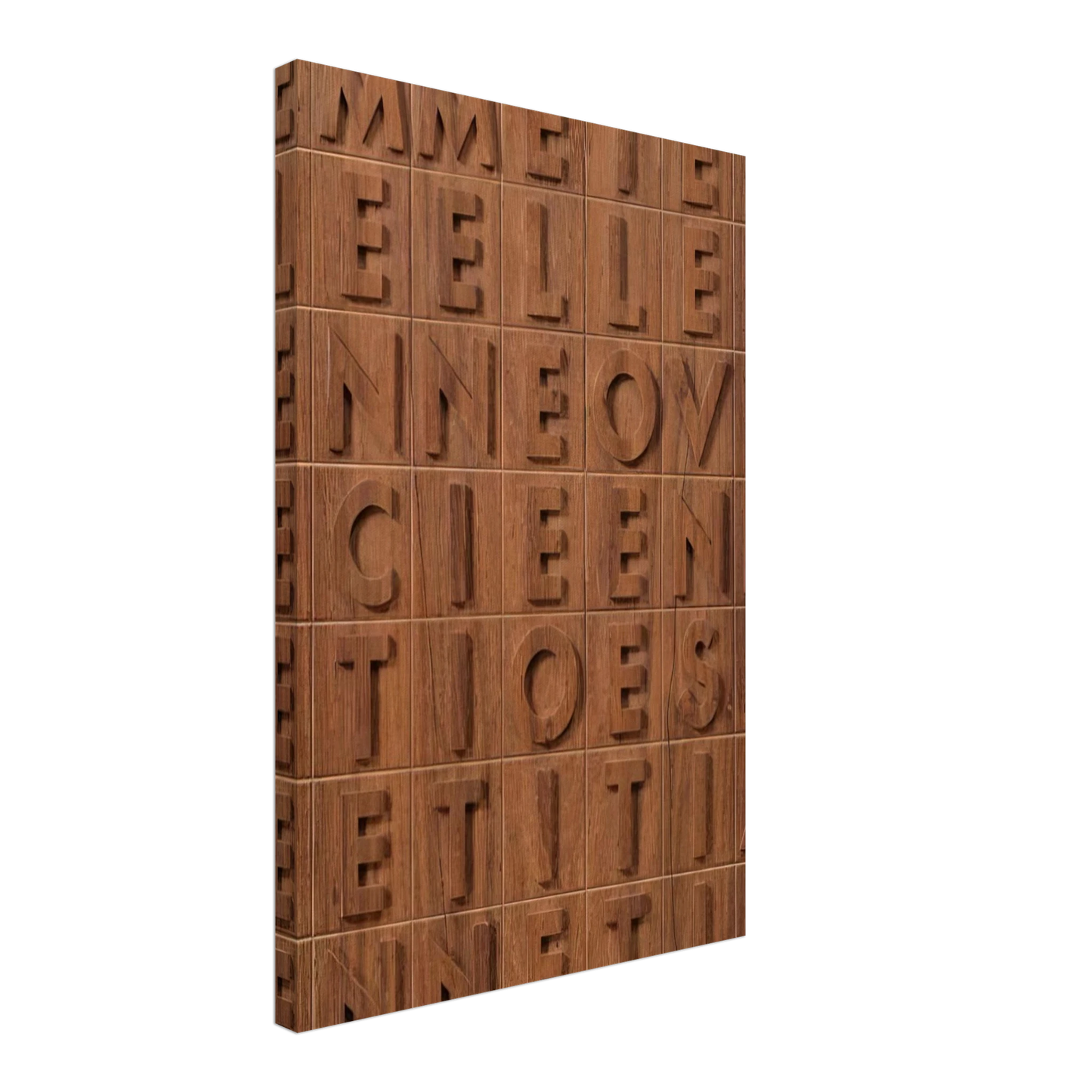 Alighiero Boetti - EMME I ELLE 1970 Canvas - 40x60 cm / 16x24 inches-canvas