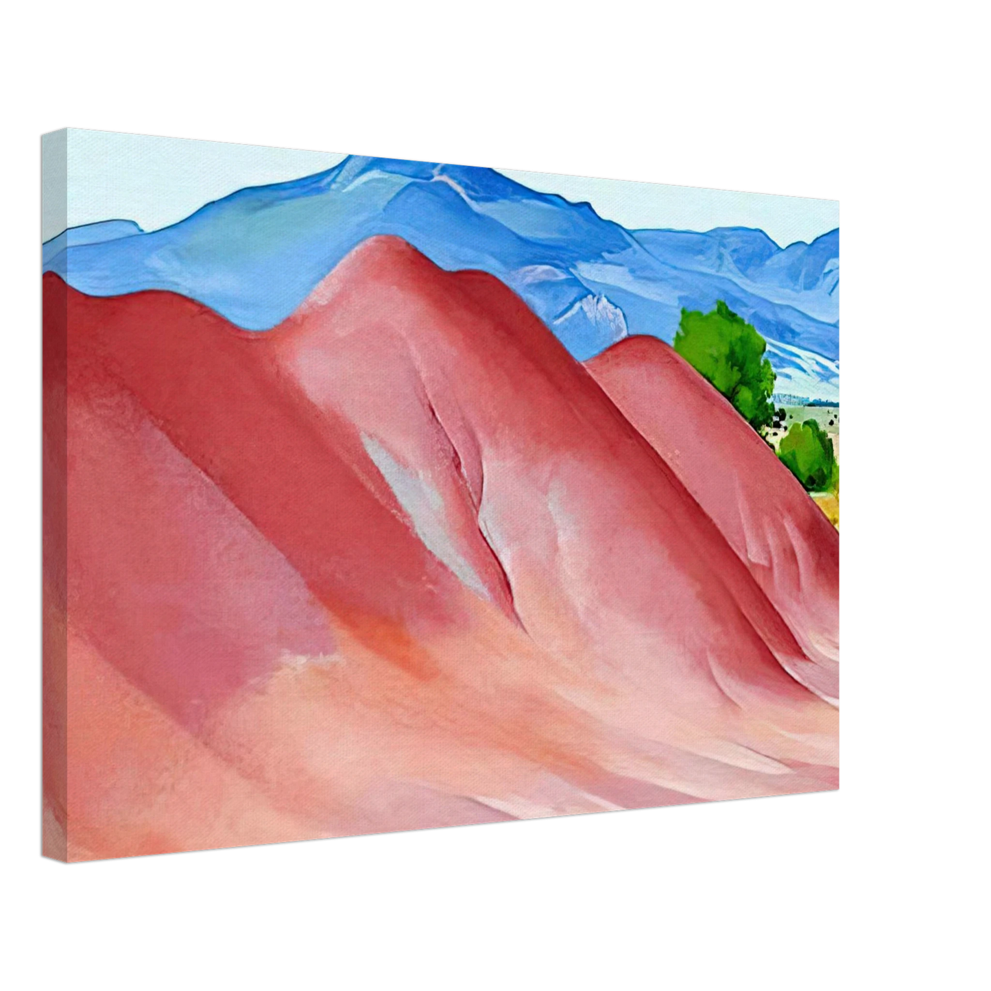 Georgia O'Keeffe - Red Hills and Pedernal Canvas - 70x100 cm / 28x40 inches-canvas