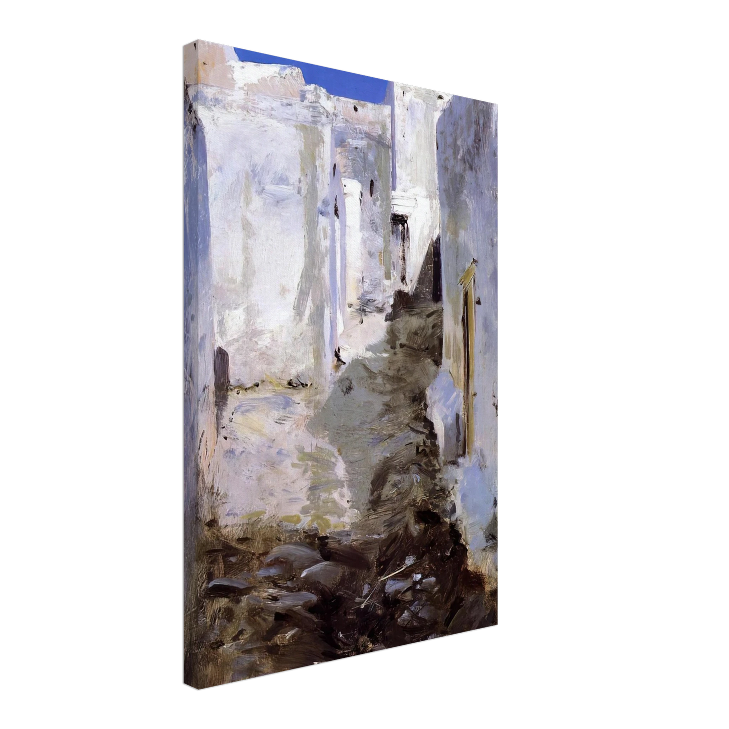 John Singer Sargent - A Street in Algiers Canvas - 40x60 cm / 16x24 inches-canvas