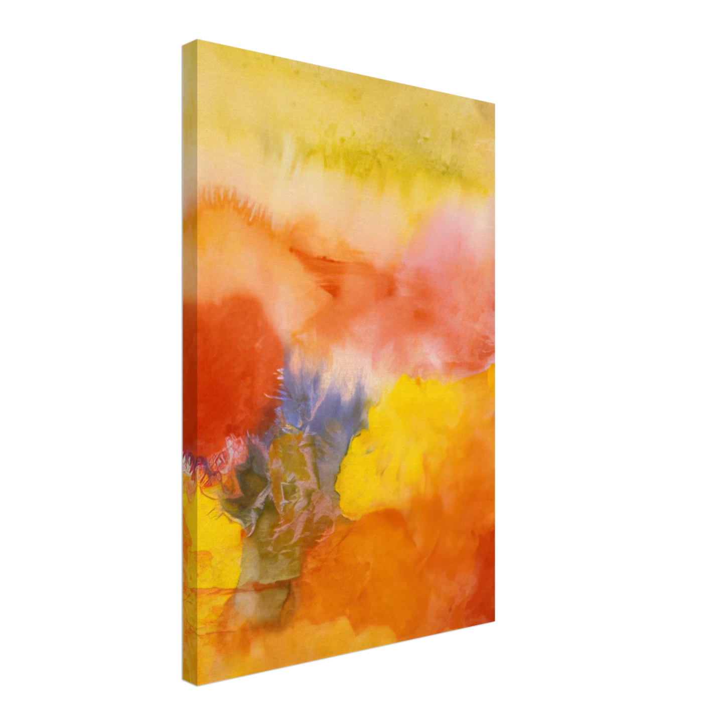 Ronnie Landfield - Abundance In The Garden - 1992 Canvas - 70x100 cm / 28x40 inches-canvas