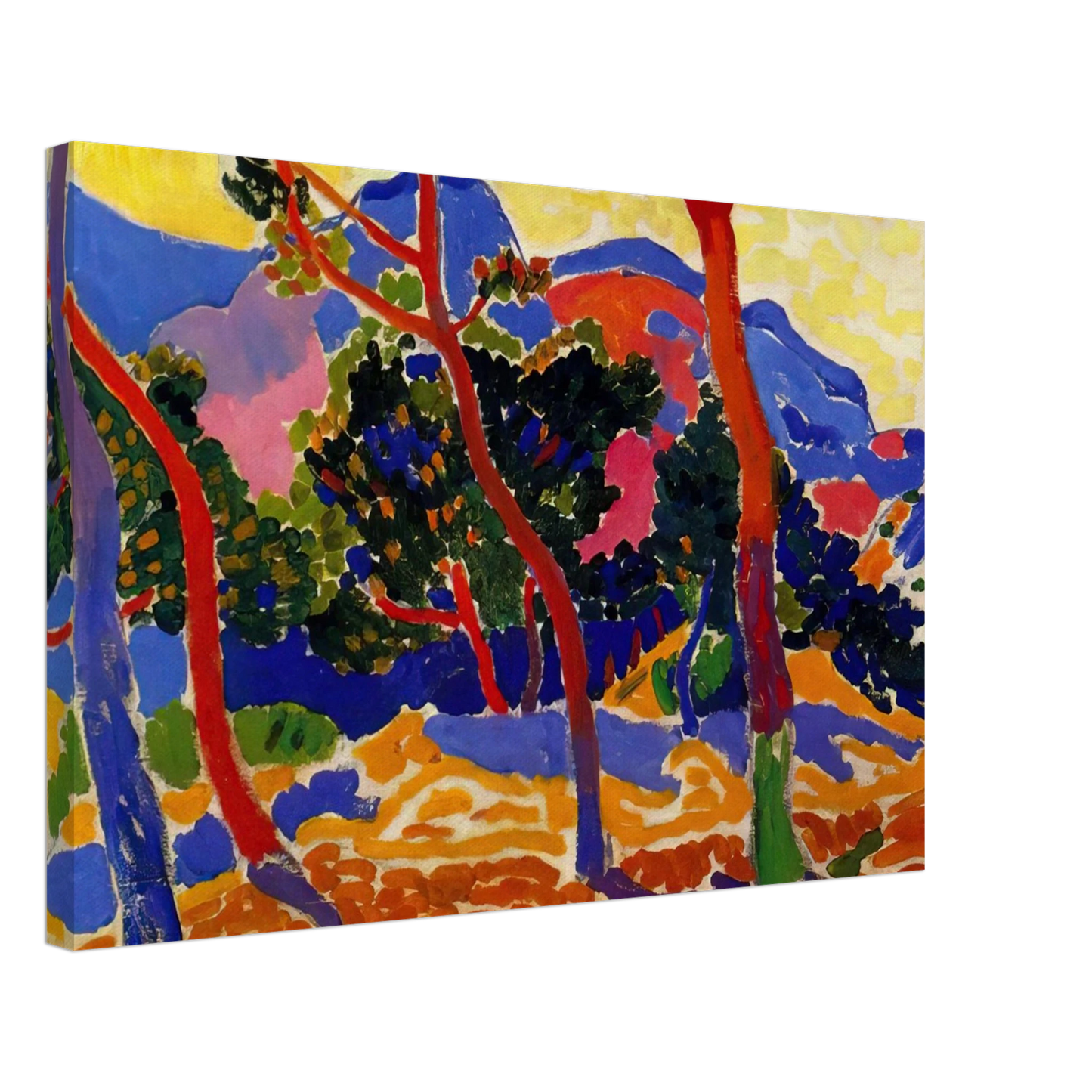 Andre Derain - THE TREES Canvas - 70x100 cm / 28x40 inches-canvas