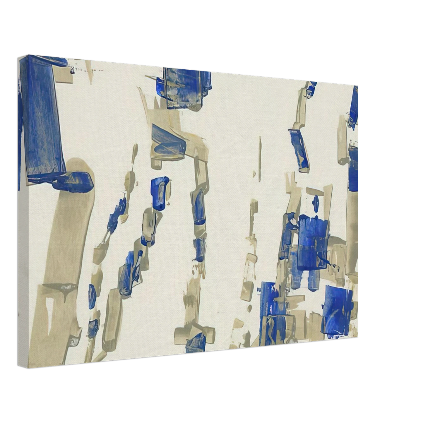 Charlotte Posenenske - Bretagne - 1960 Canvas - 40x60 cm / 16x24 inches-canvas