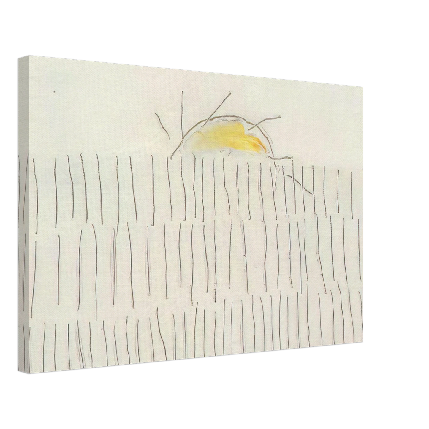 Forrest Bess - Untitled - 1966 Canvas - 40x60 cm / 16x24 inches-canvas