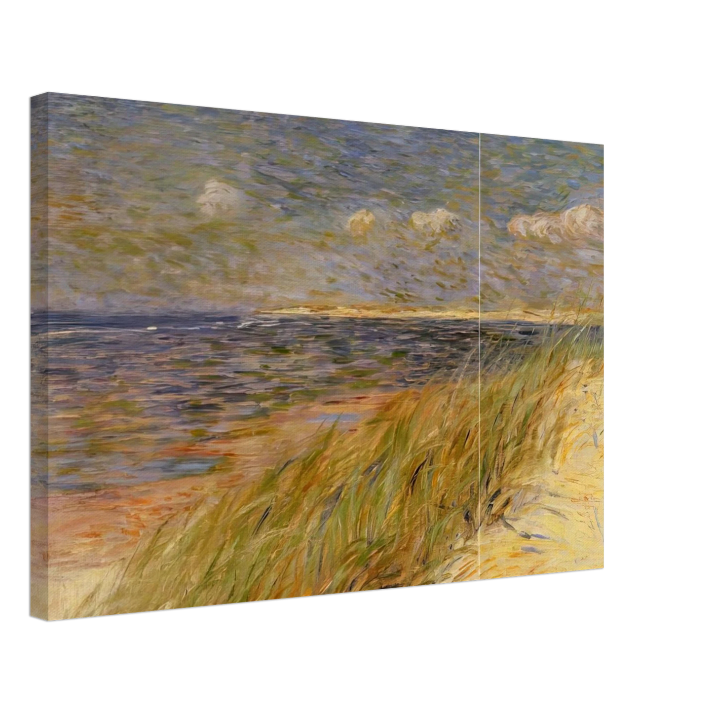 Theo van Rysselberghe - THE DUNES ZWIN KNOKKE 1887 Canvas - 70x100 cm / 28x40 inches-canvas