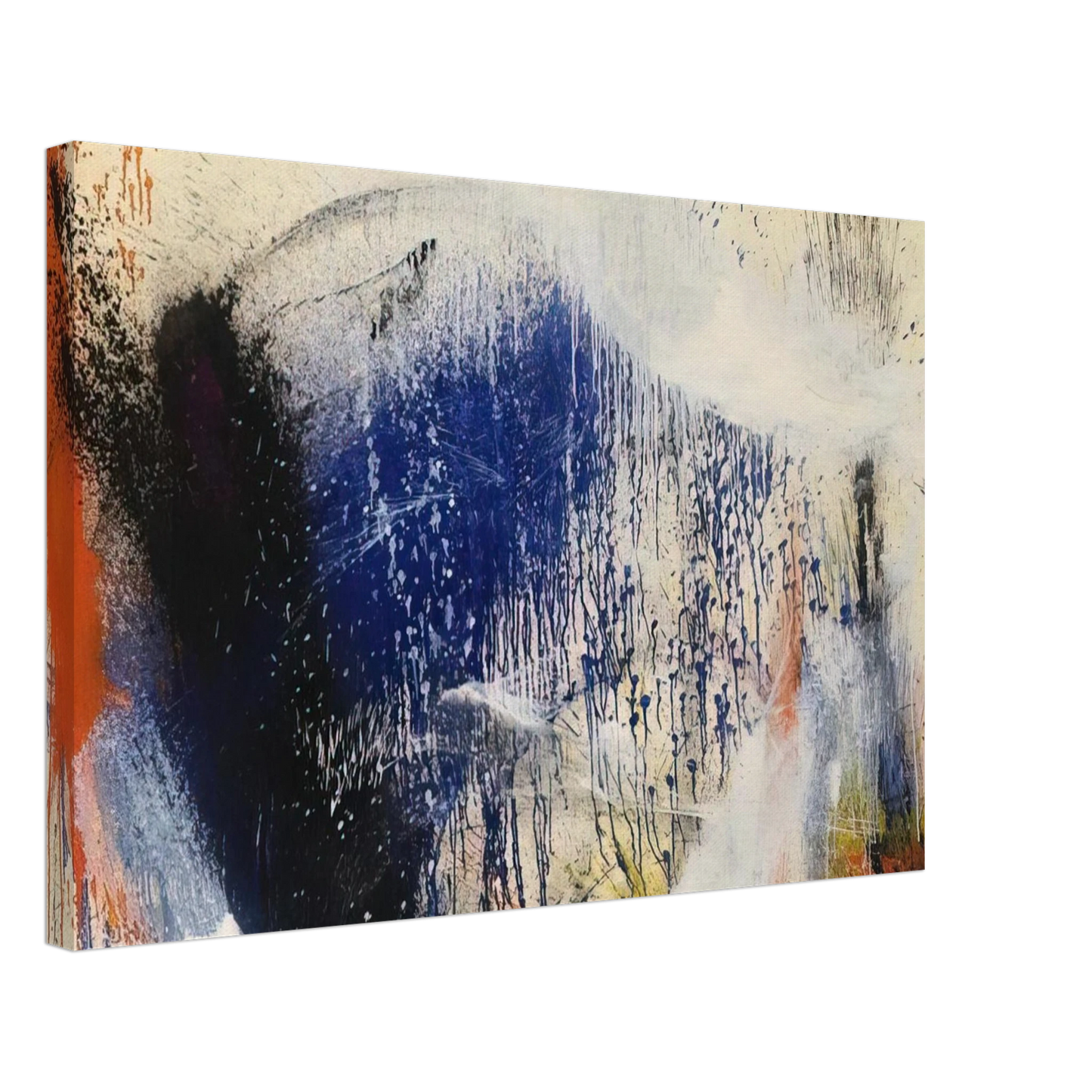 Helen Frankenthaler - Untitled - 1960 Canvas - 70x100 cm / 28x40 inches-canvas