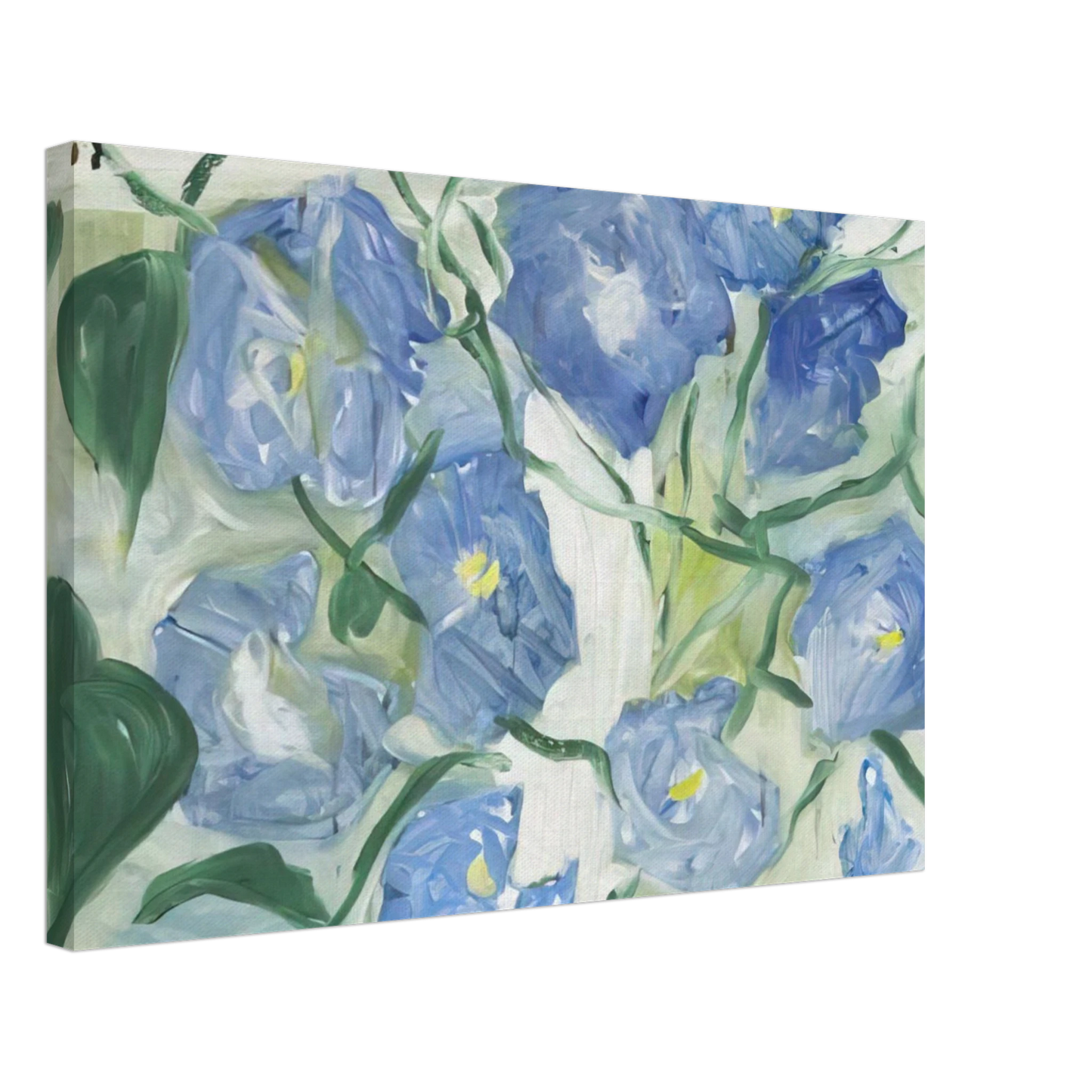 Jennifer Bartlett - Morning Glories - 1984 Canvas - 70x100 cm / 28x40 inches-canvas