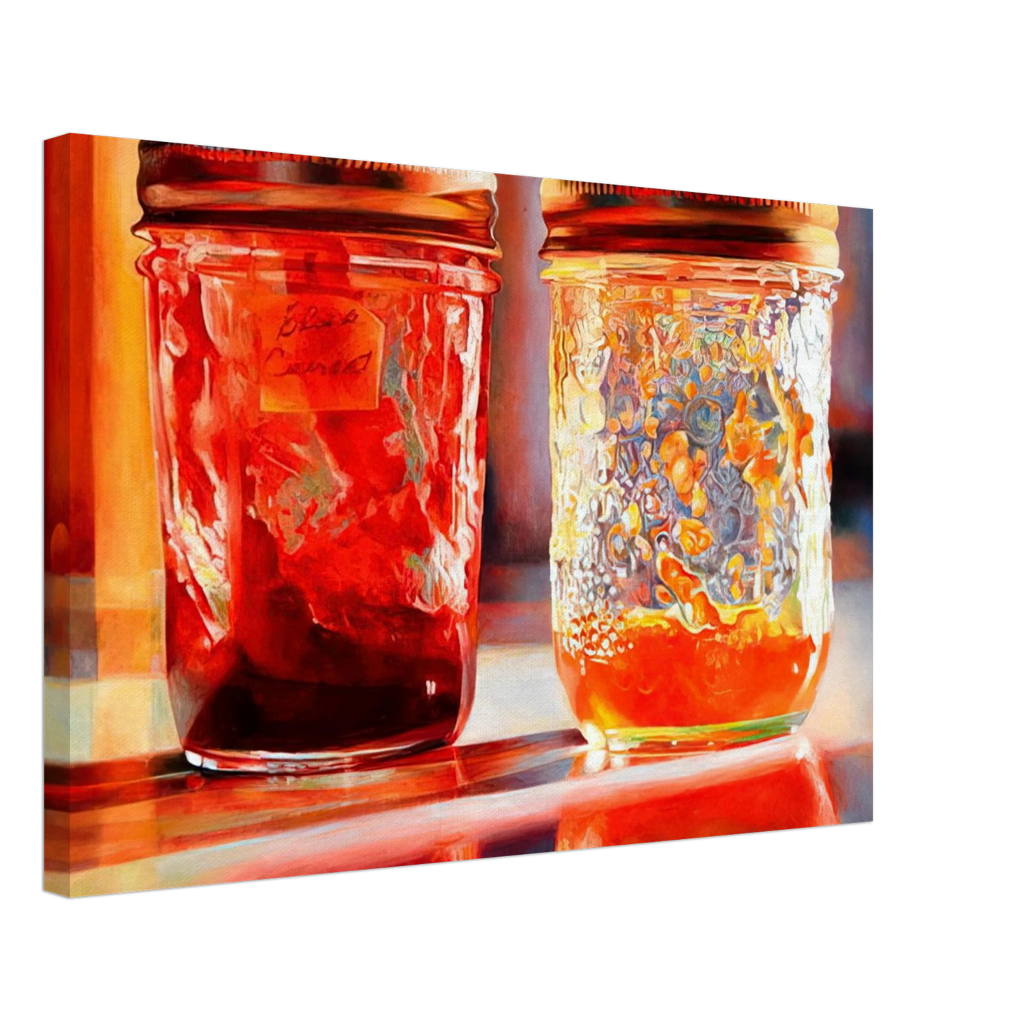 Mary Pratt - Smears of Jam, Lights of Jelly - 2007 Canvas - 70x100 cm / 28x40 inches-canvas