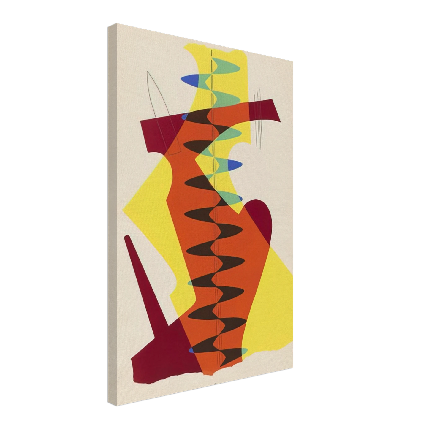 Man Ray - THE MEETING FROM THE PORTFOLIO REVOLVING DOORS 1926 Canvas - 40x60 cm / 16x24 inches-canvas