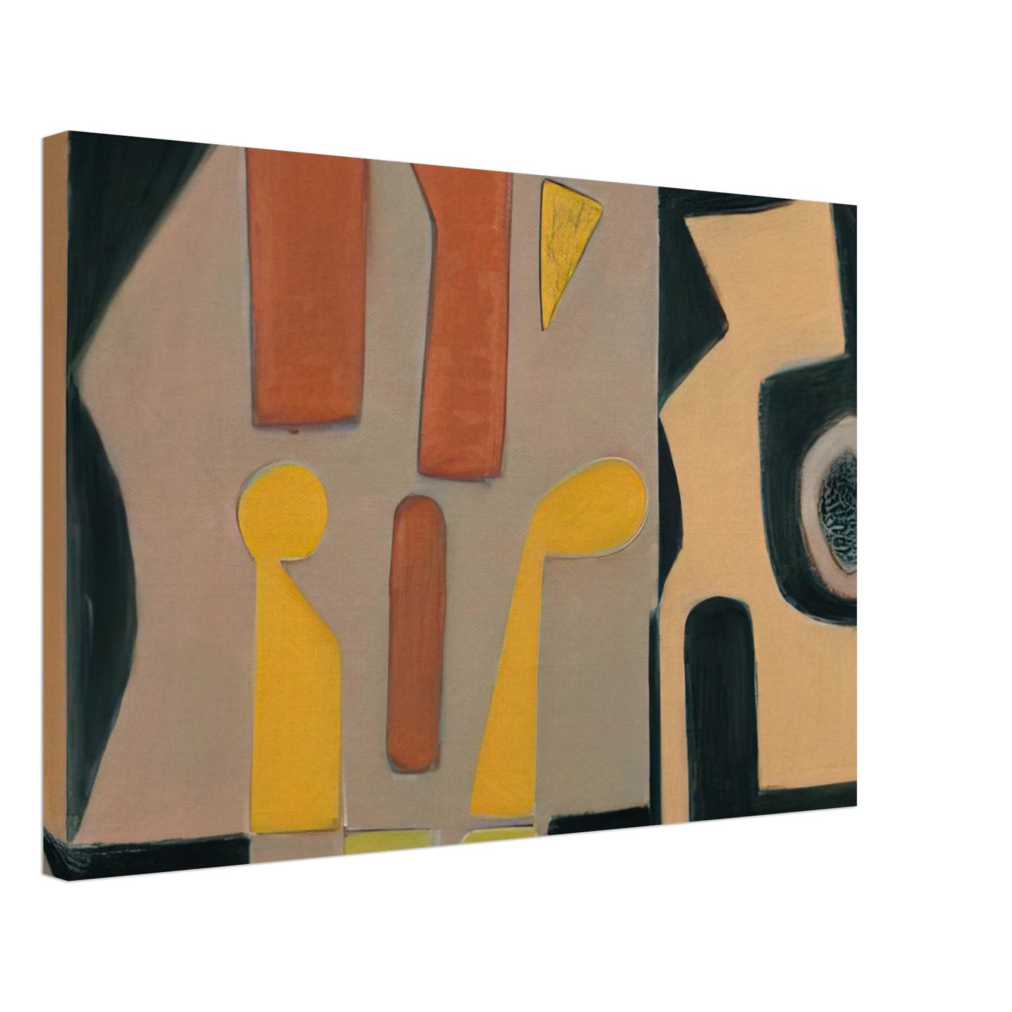 Will Barnet - Strolling - 2008 United States Canvas - 40x60 cm / 16x24 inches-canvas