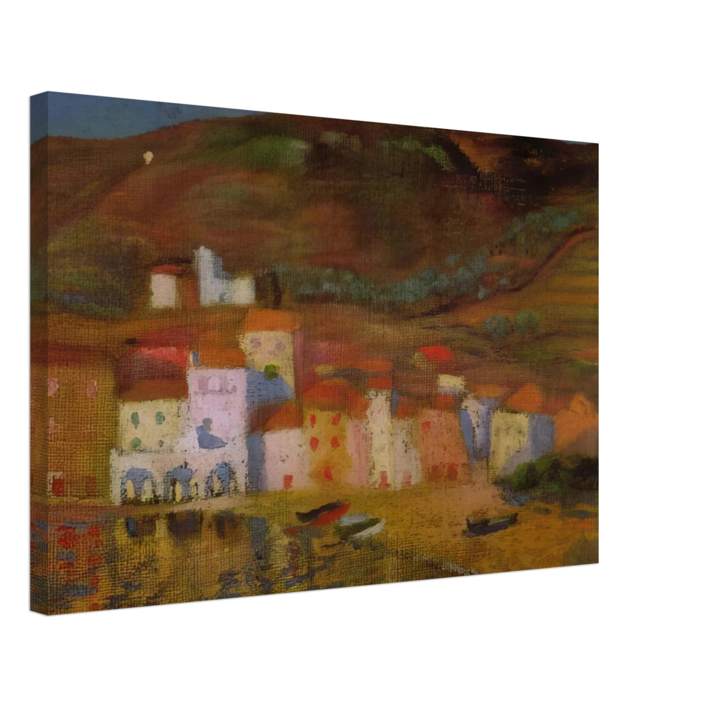 Salvador Dali - PORTDOGUE AND MOUNT PANI FROM AYUNTAMIENTO Canvas - 70x100 cm / 28x40 inches-canvas