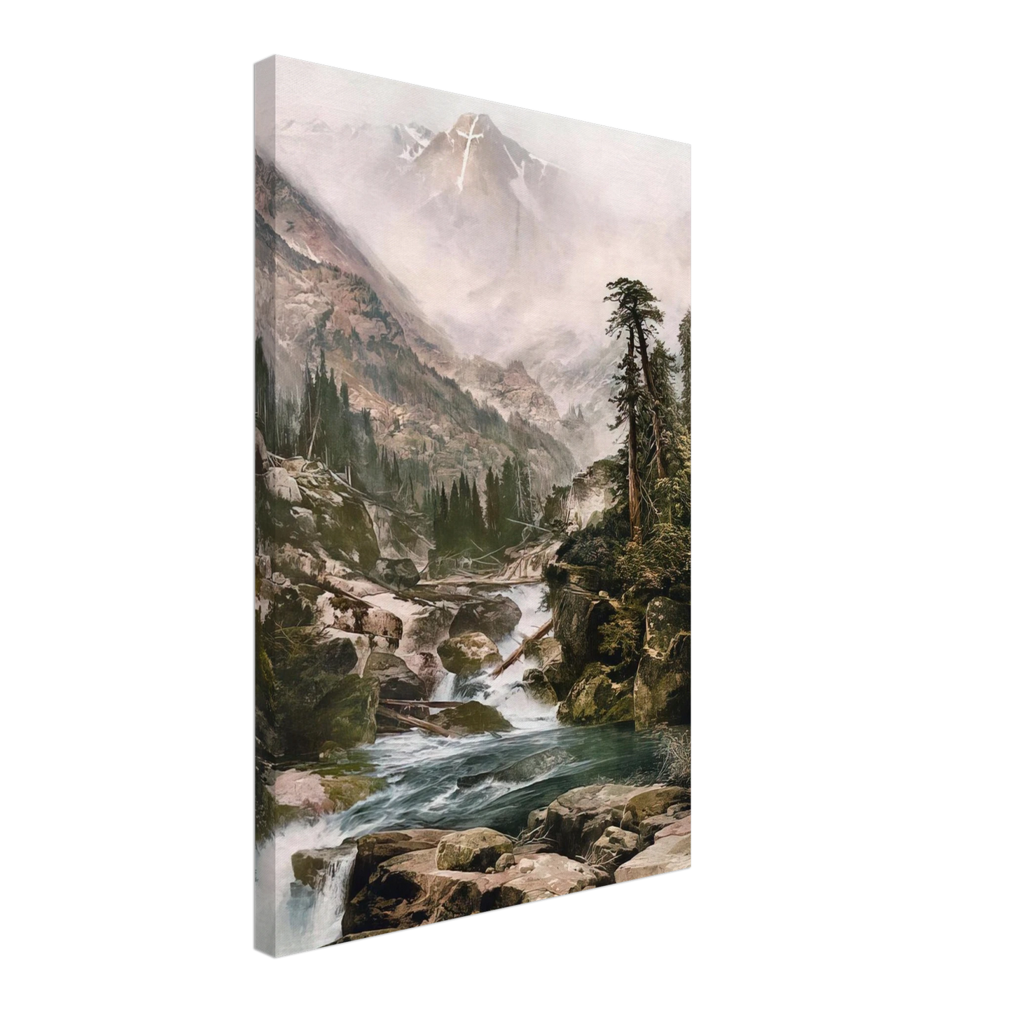 Thomas Moran - Mount of the Holy Cross Canvas - 70x100 cm / 28x40 inches-canvas