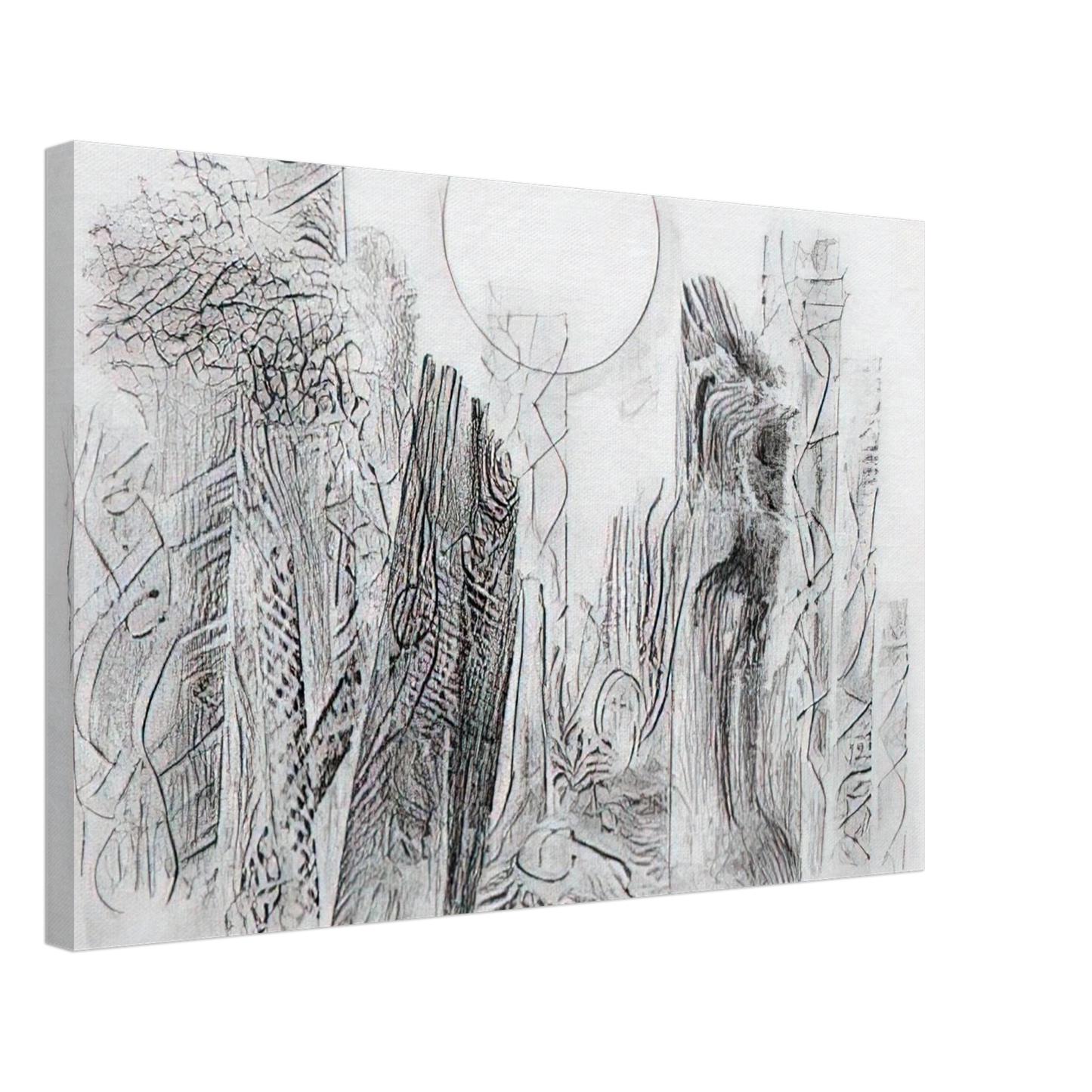 Max Ernst - Petrified Forest Canvas - 40x60 cm / 16x24 inches-canvas