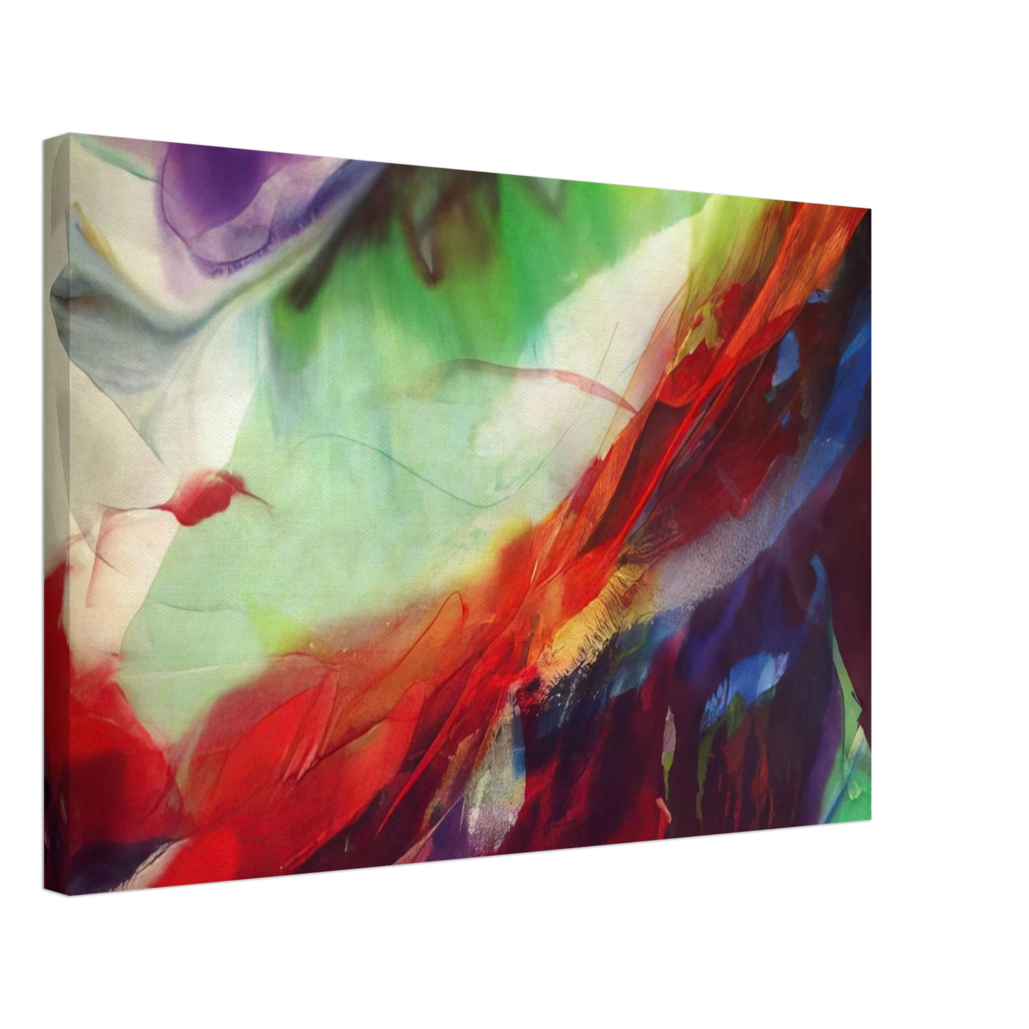 Paul Jenkins - Phenomena Sun over the Hour Glass - 1966 Canvas - 70x100 cm / 28x40 inches-canvas