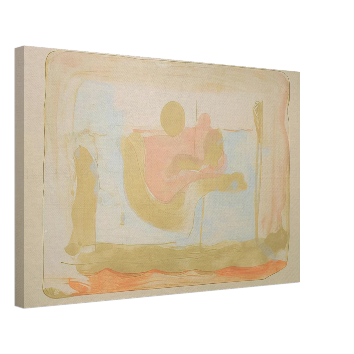 Helen Frankenthaler - Reflections I - 1995 Canvas - 40x60 cm / 16x24 inches-canvas