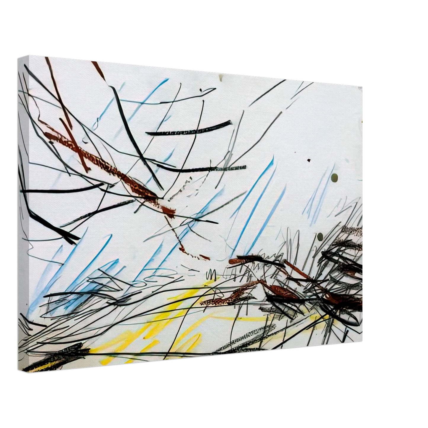 Frank Auerbach - WORKING DRAWING FOR PRIMROSE HILL 1 Canvas - 70x100 cm / 28x40 inches-canvas