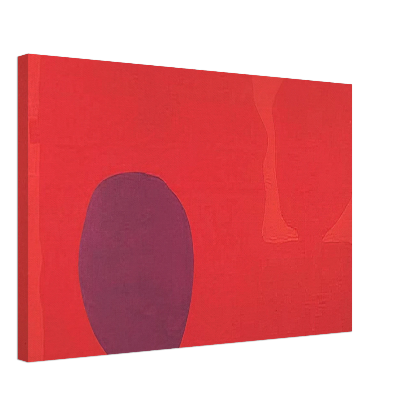 Patrick Heron - Cadmium with Violet, Scarlet, Emerald, Lemon and Venetian - 1969 Canvas - 70x100 cm / 28x40 inches-canvas