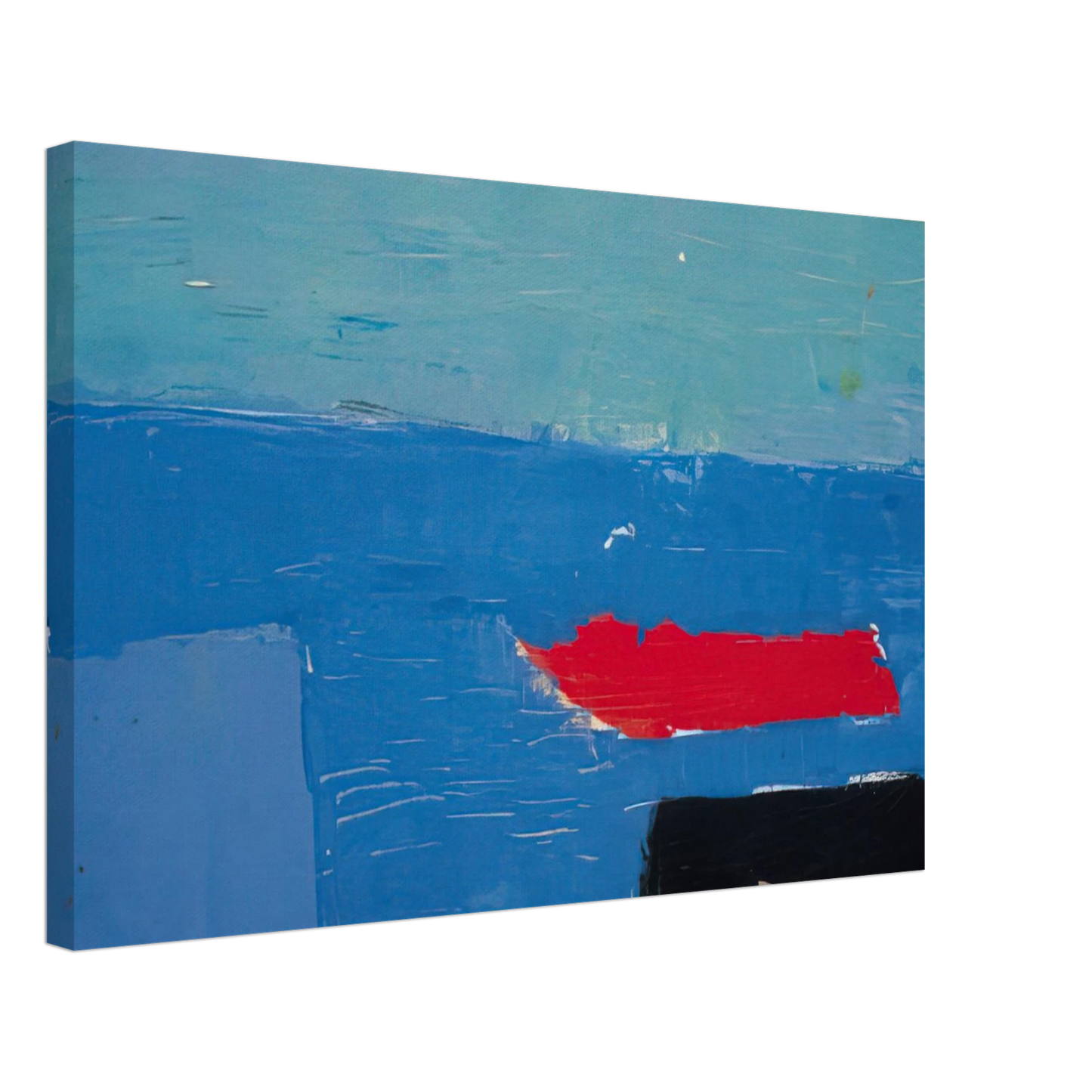 Nicolas de Stael - Bateau - Lyrical Abstraction Canvas - 70x100 cm / 28x40 inches-canvas