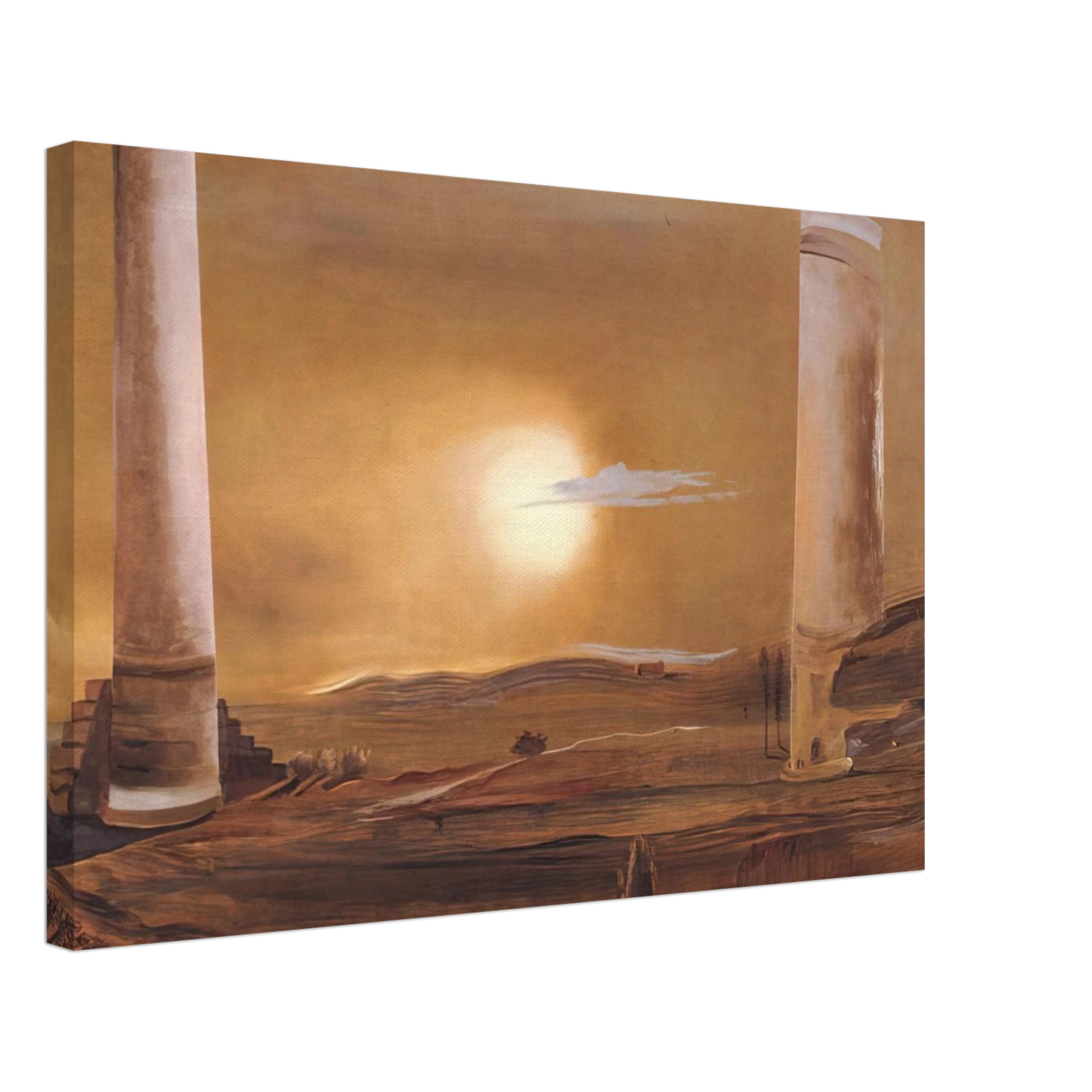 Salvador Dali - THE TOWERS Canvas - 70x100 cm / 28x40 inches-canvas