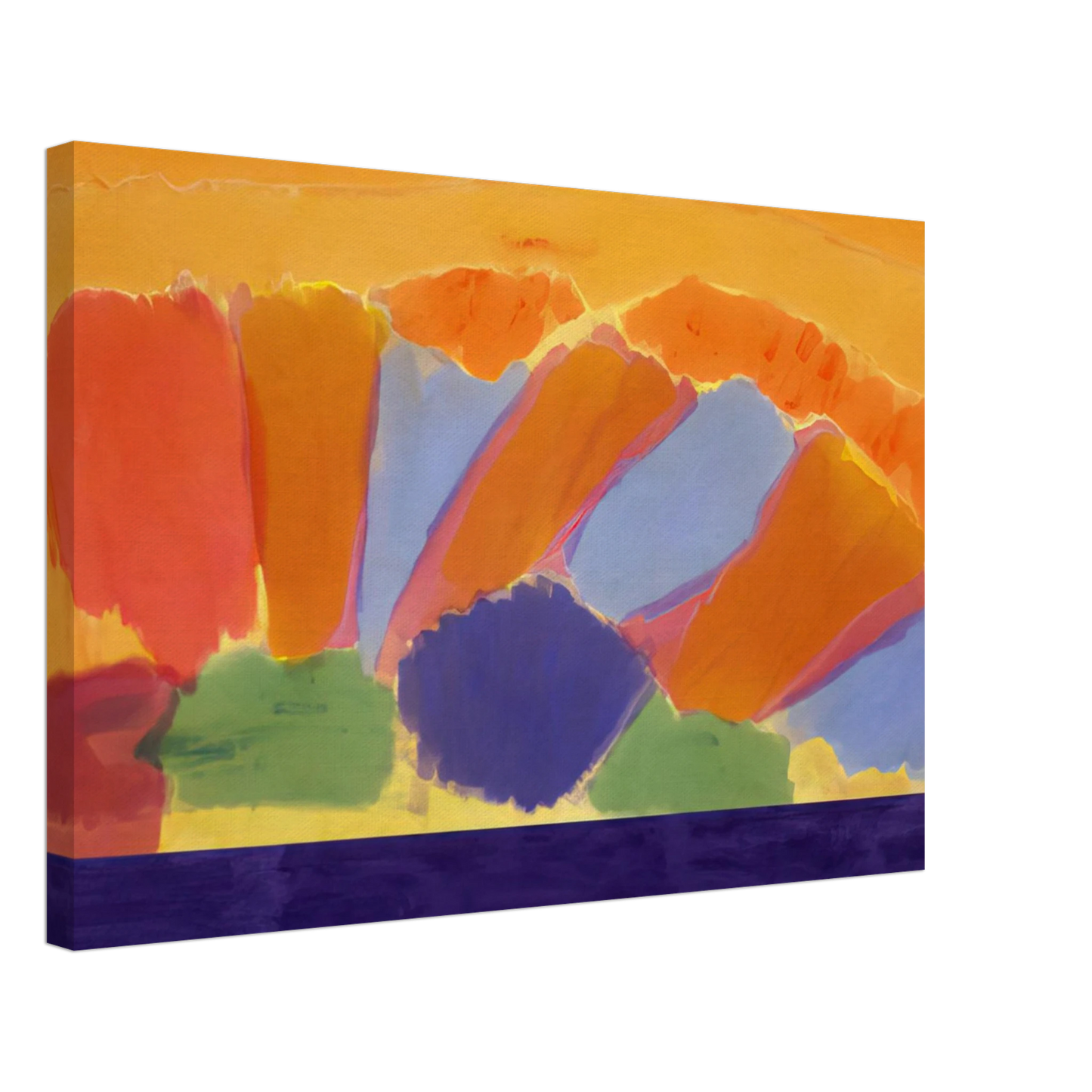 Ronnie Landfield - Uriel - 1978 Canvas - 70x100 cm / 28x40 inches-canvas