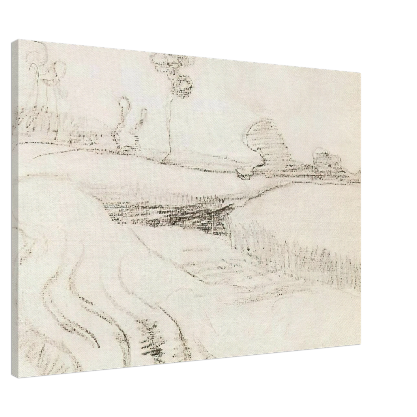 Vincent van Gogh - Little Stream Surrounded by Bushes Canvas - Default Title-canvas