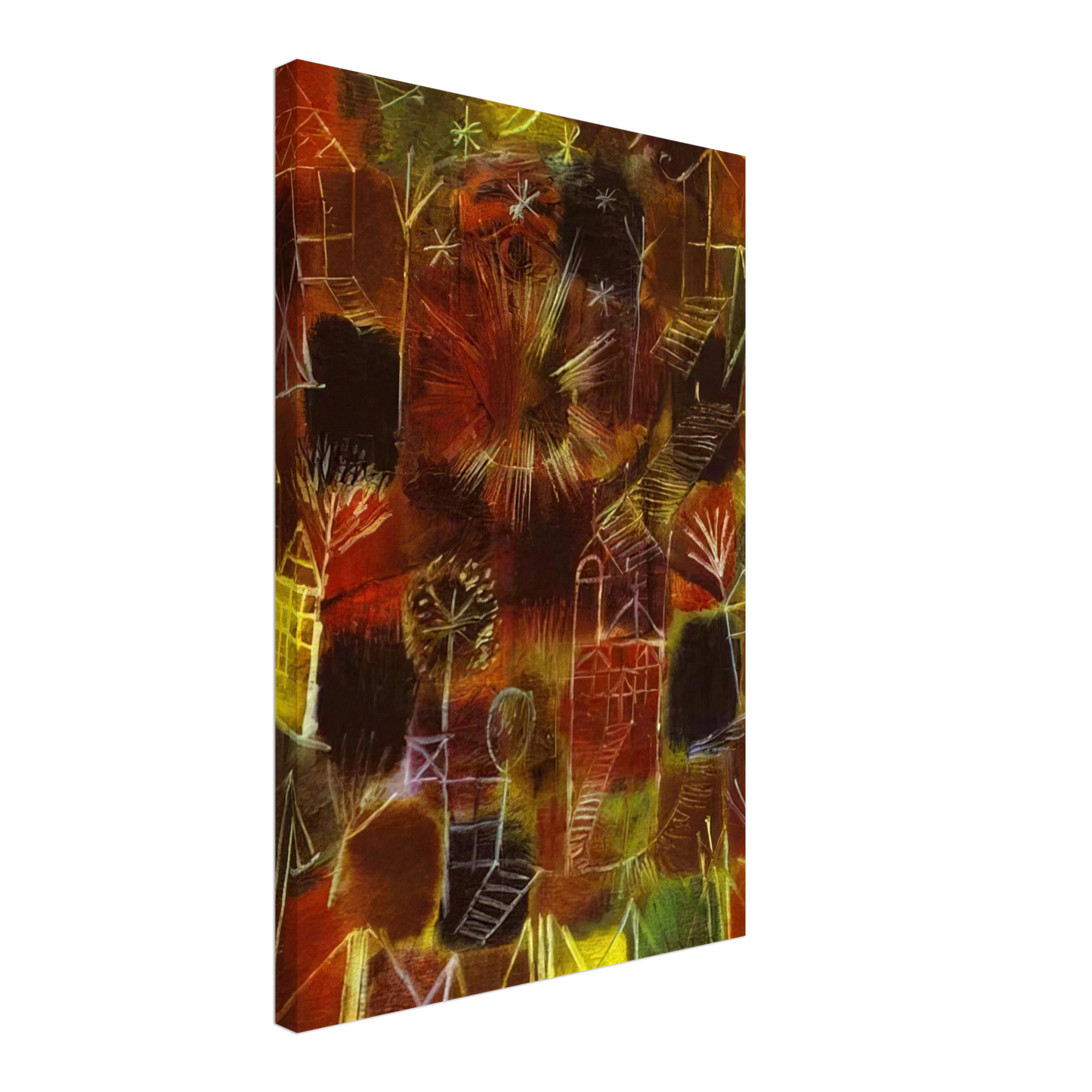 Paul Klee - COSMIC COMPOSITION 1919 Canvas - 40x60 cm / 16x24 inches-canvas