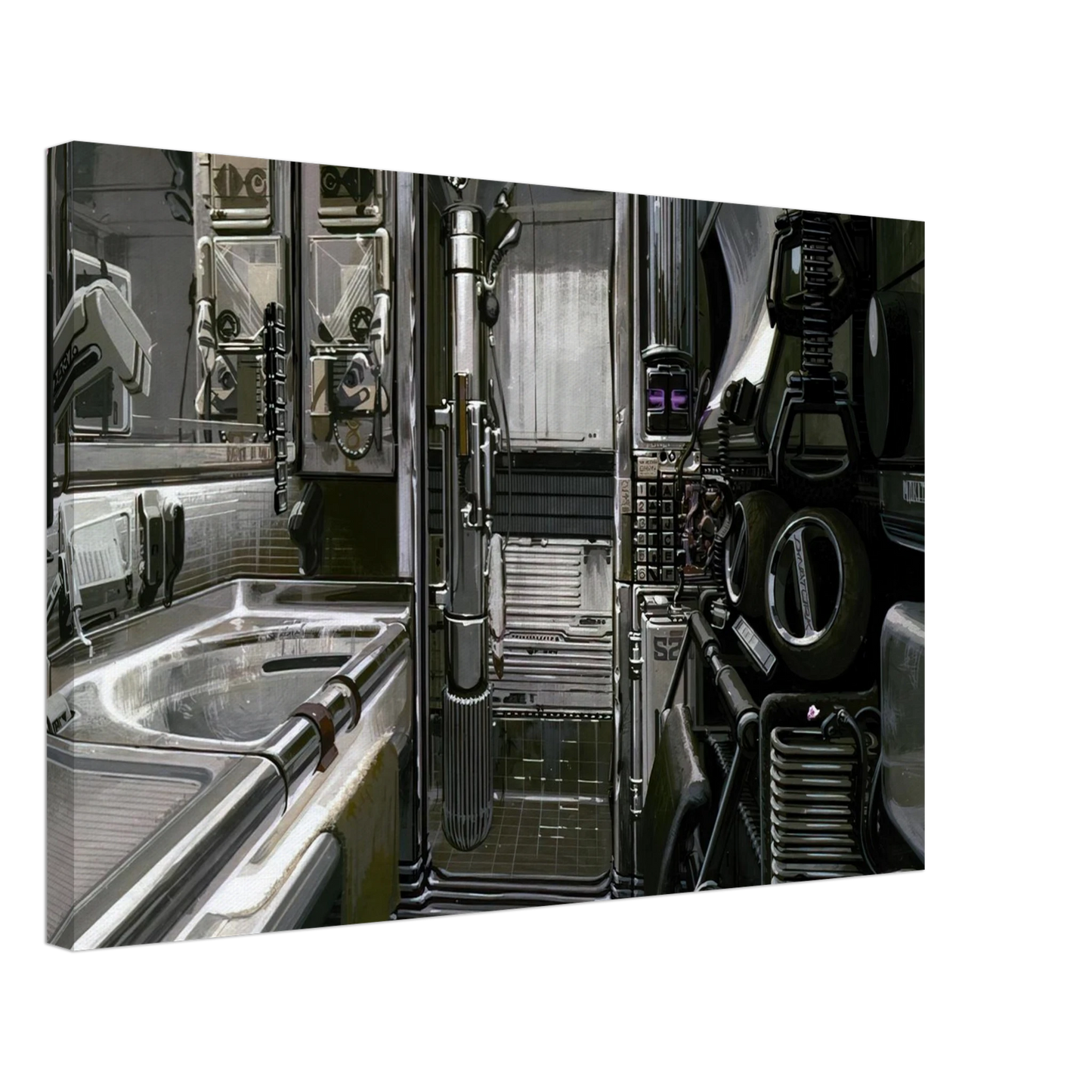 Syd Mead - Syd Mead Canvas - 40x60 cm / 16x24 inches-canvas