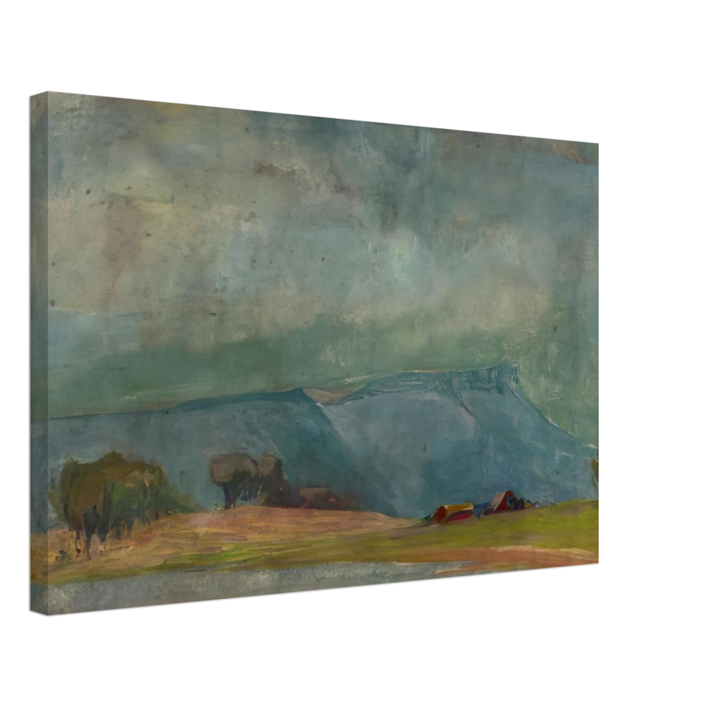 Xavier Martinez - Dodge Ranch - Tonalism Canvas - 40x60 cm / 16x24 inches-canvas