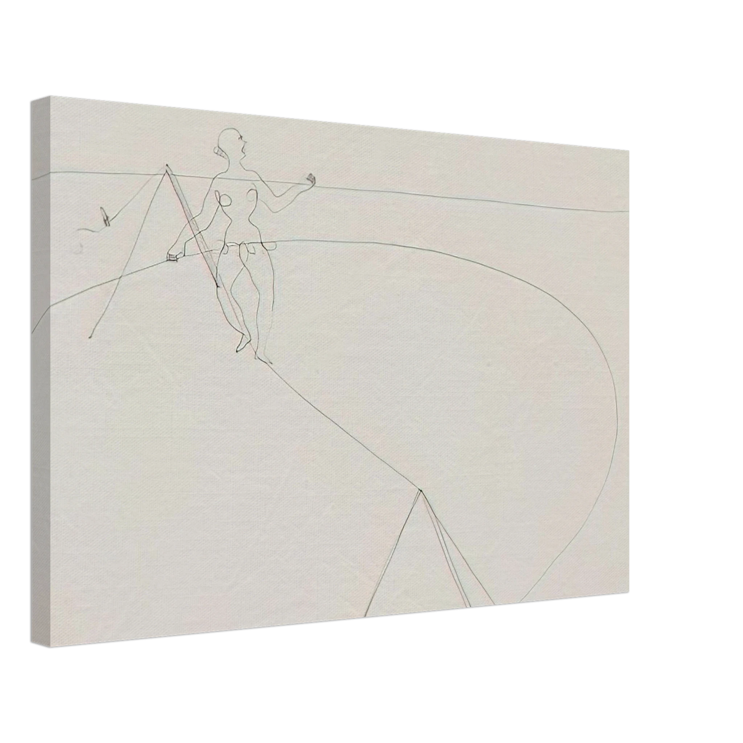 Alexander Calder - TIGHTROPE WALKER 1932 Canvas - 70x100 cm / 28x40 inches-canvas