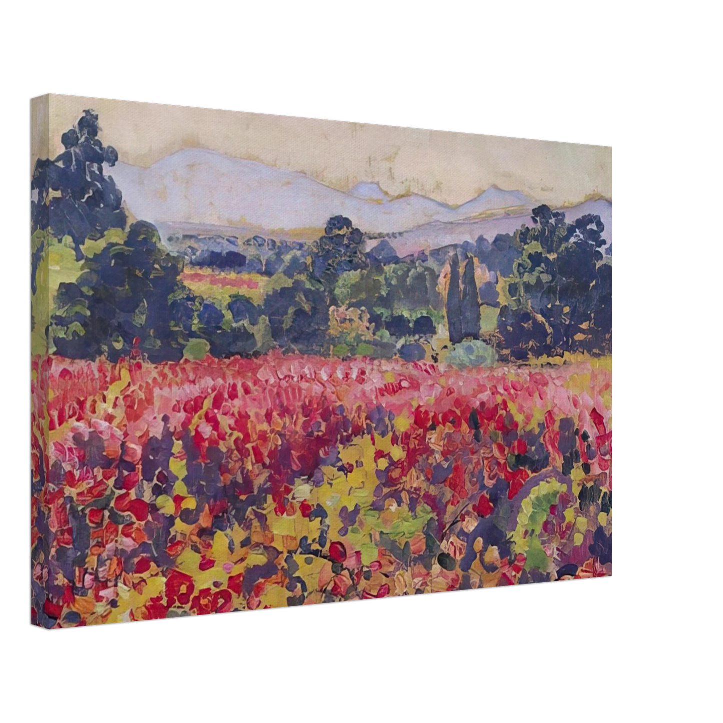 Theo van Rysselberghe - THE VINES IN SAINT CLAIR 1912 Canvas - 70x100 cm / 28x40 inches-canvas