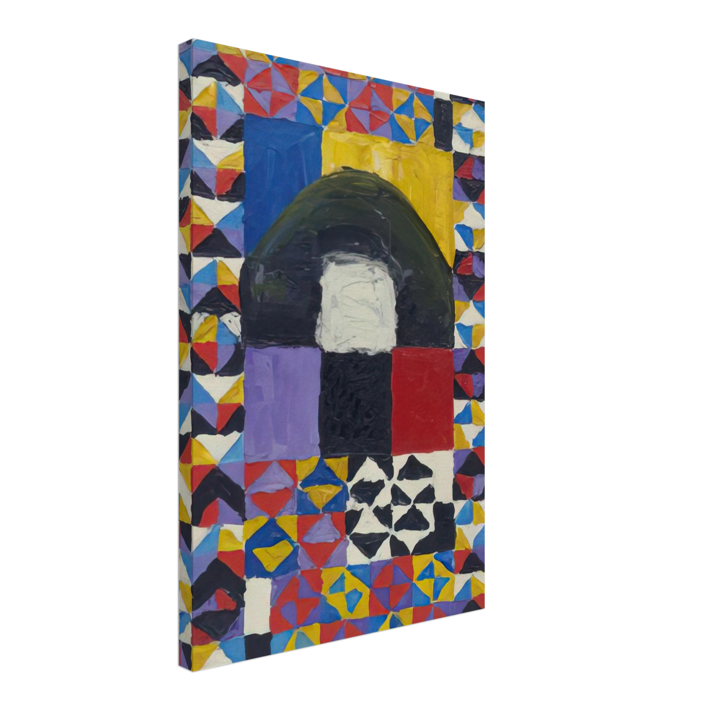 Alfred Jensen - Tattoed - 1958 Canvas - 70x100 cm / 28x40 inches-canvas