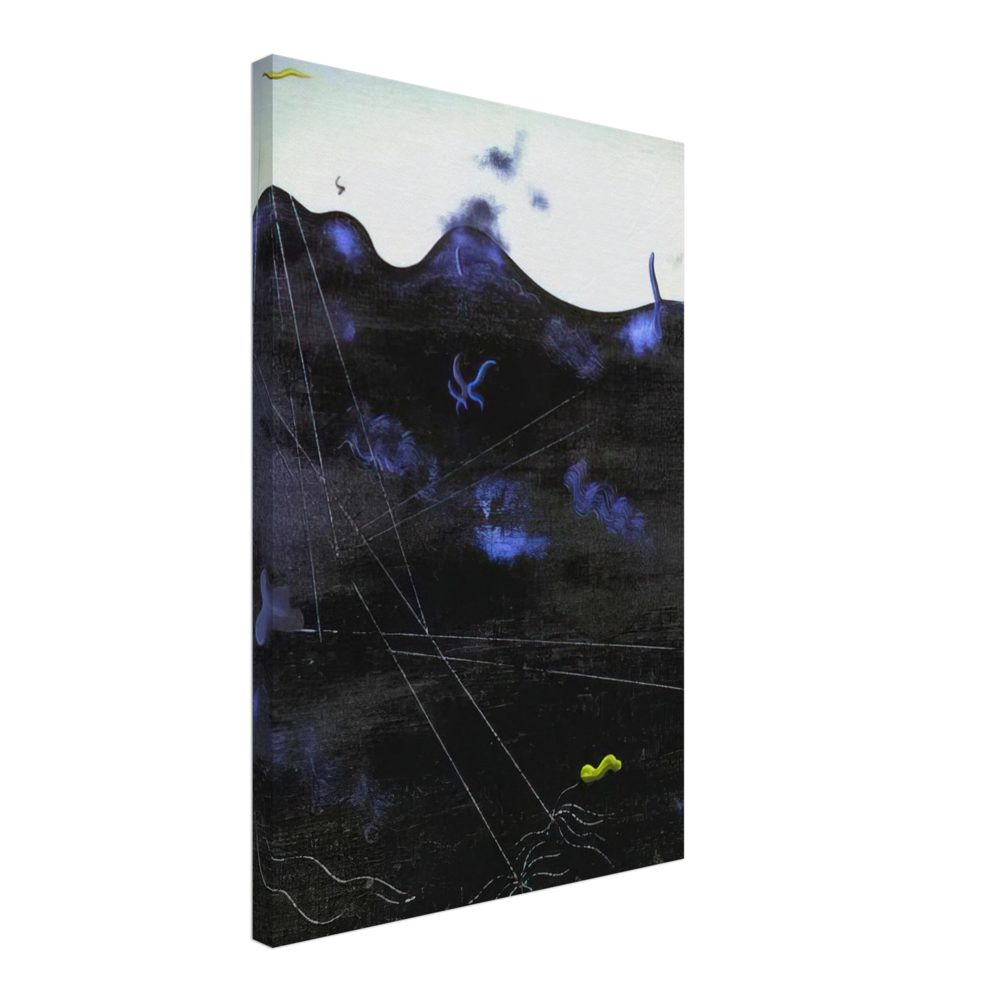 Yves Tanguy - Blue Bed Canvas - 40x60 cm / 16x24 inches-canvas